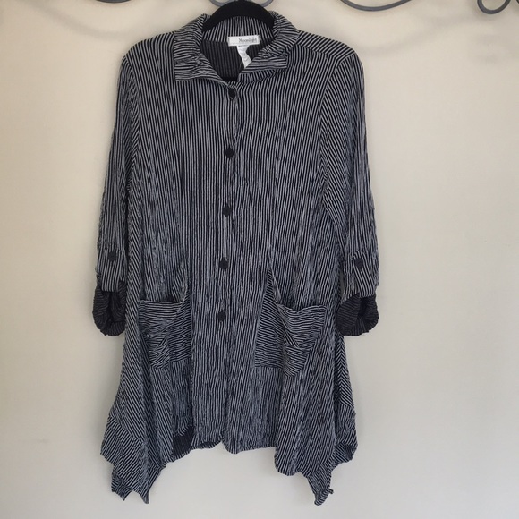 Moonlight artsy striped jacket/cardigan Small - Picture 1 of 5